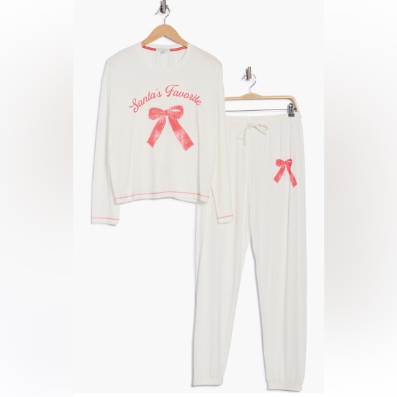 PJ Salvage Holiday Graphic Pajama Set Size Small NWT - Picture 3 of 4